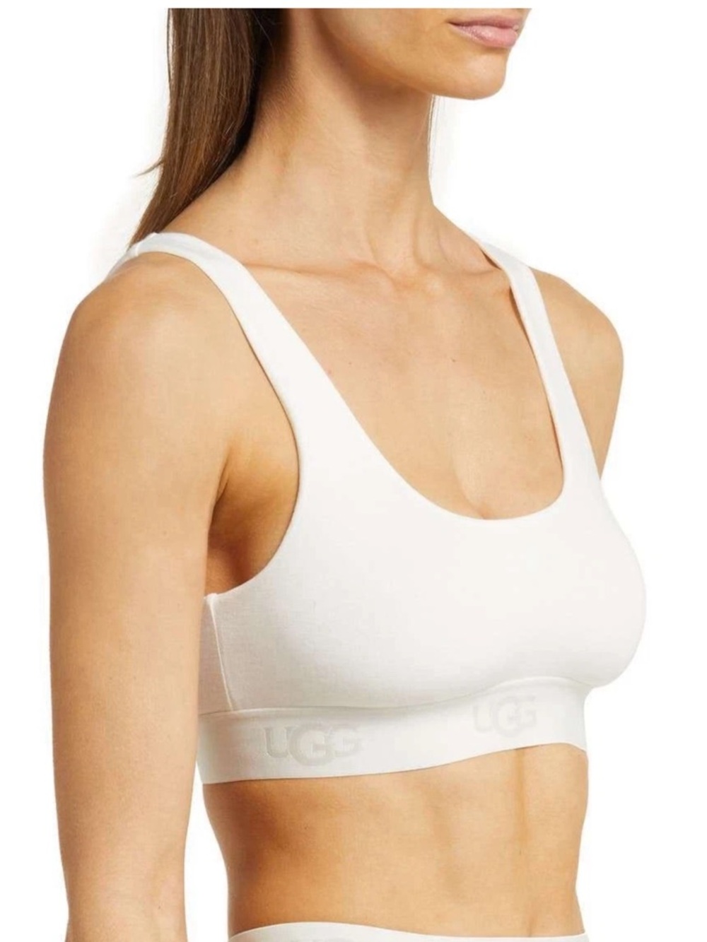 UGG Women's off White Gwendolyn Scoop Neck Bralette. XL - Picture 2 of 10